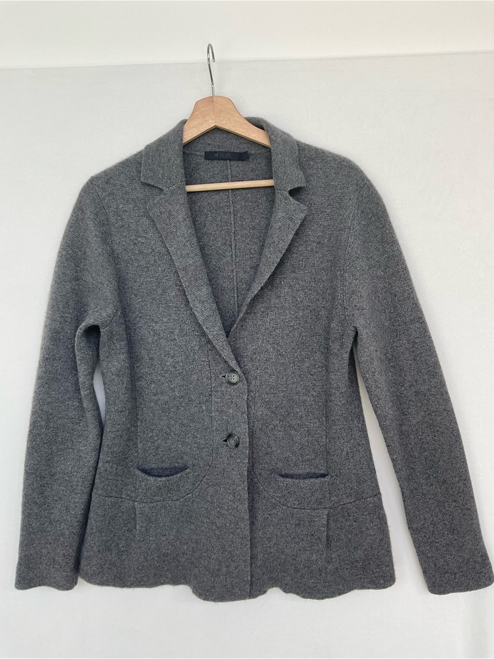 Raffi Grey Cashmere Blazer /Cardigan